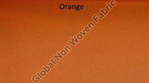 Plain Orange Non Woven Fabric