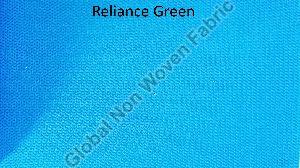 Plain Reliance Green Non Woven Fabric