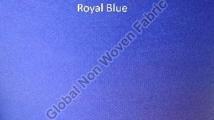 Plain Royal Blue Non Woven Fabric