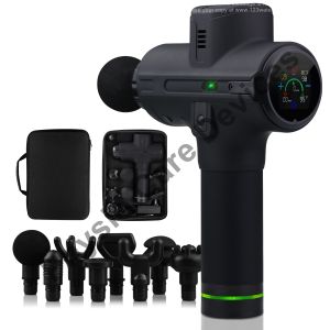 Physio Massage Gun Therapy with heating effect with 8 Attachments