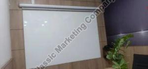 Magnetic Glass Writing Board With Projector Screen