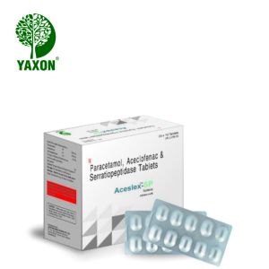 Aceclofenac Paracetamol Serratiopeptidase tablet