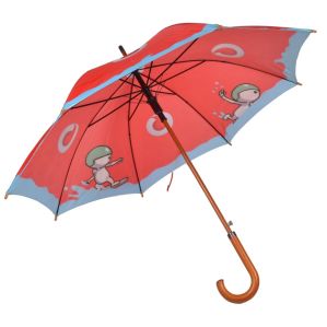 23 Inch Wooden Umbrella