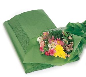 Wax Floral Tissue Paper