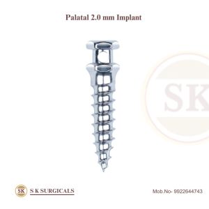 2.0 MM Palatel Titanium Implant