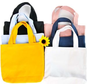 Colored Canvas Tote Bags