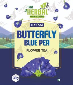 Herbal butterfly blue pea tea