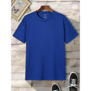 Robin blue cotton Round neck Tshirt