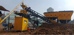 Compact Concrete Batching Mixing Plant