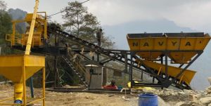 Compact Concrete Batching Mixing Plant