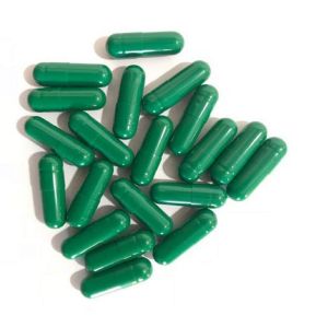 Green Empty Metallic Gelatin Capsules