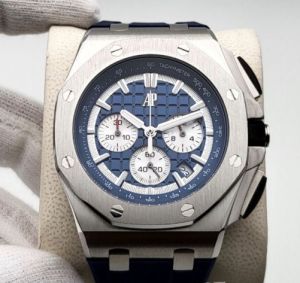 Audemars Piguet Royal Oak Offshore Silver Blue Dial Watch