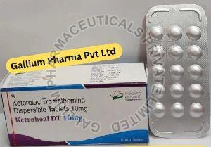 Ketorolac Tromethamine Dispersible 10mg Tablets
