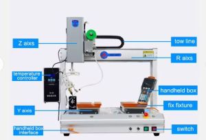 Single Arm Robotic Soldering Machine