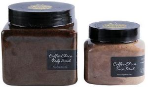 Bluoilz Coffee Chocolate Face Scrub and Body Scrub Combo