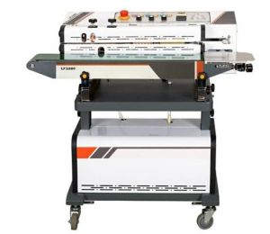 Air Suction Continuous Band Sealer Machine