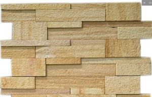 Teakwood Yellow Sandstone Ledger Panels