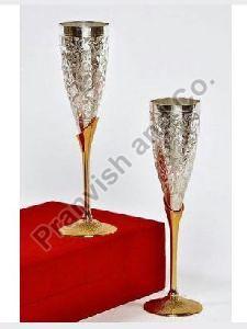 Brass Champagne Glass