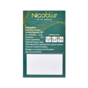 Nicobliss-Nicotine Mouth Dissolving Strips