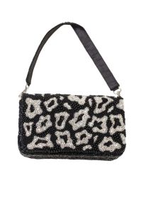 Julia Flap Over Leopard Design Clutch Bag