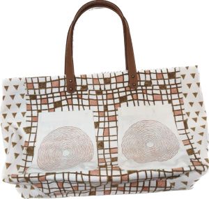 Block Printed Canvas Tote Bag