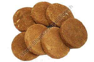 Brown Cow Dung Cake