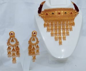 Rajasthani Gold Necklace Set