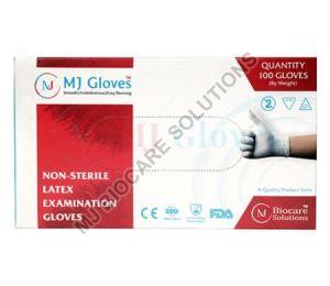 Non-Sterile latex examination gloves
