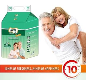AVM Super Dry Premium Medium Adult Diapers