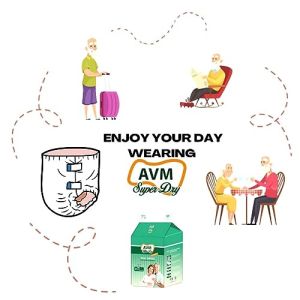 AVM Super Dry Premium Medium Adult Diapers