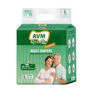AVM Super Dry Premium Large Adult Diapers