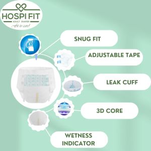 Hospifit  Large Adult Diapers