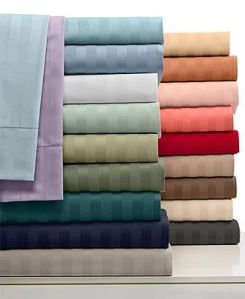 Cotton Satin Stripe Bedsheet Fabric