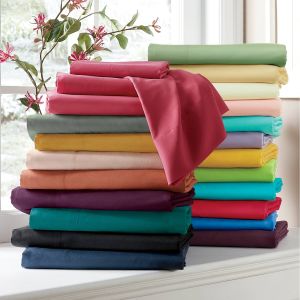Cotton Satin Plain Bedsheet Fabric