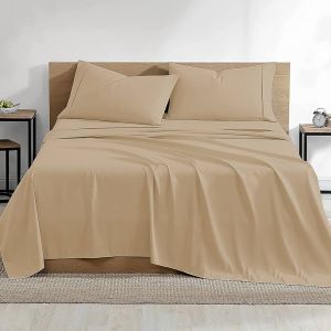 Cotton Satin Plain Bedsheet Fabric