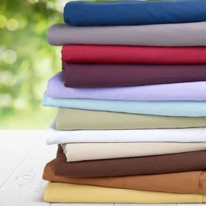 Cotton Satin Plain Bedsheet Fabric