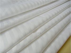 Cotton Satin Stripe Bedsheet Fabric