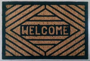 Rubber Back Coir Panama Mats