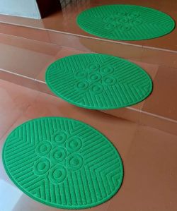 Rubber Back Polypropylene Oval Mats