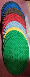 Rubber Back Polypropylene Oval Mats