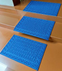 Rubber Back Polypropylene Rectangle Mats