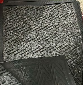 Rubber Back Polypropylene Rectangle Mats With Border
