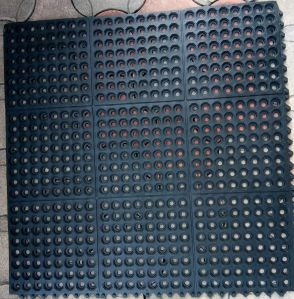 Black Rubber Lock Mats