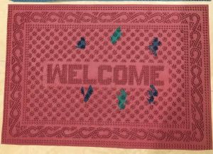 Coloured Rubber Door Mats