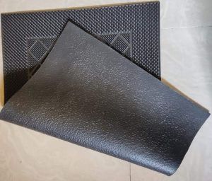 Black Rubber Pin Mats