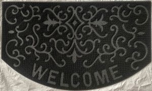 Black Rubber Pin Mats