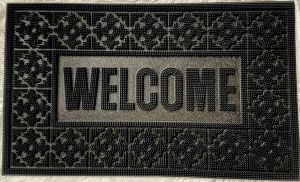 Black Rubber Pin Mats