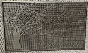 Black Rubber Pin Mats