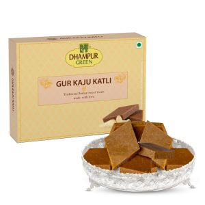 Dhampur Green Gur Kaju Katli 400gm