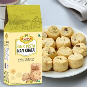 Dhampur Green Gur Pista Nan-Khatai 200g